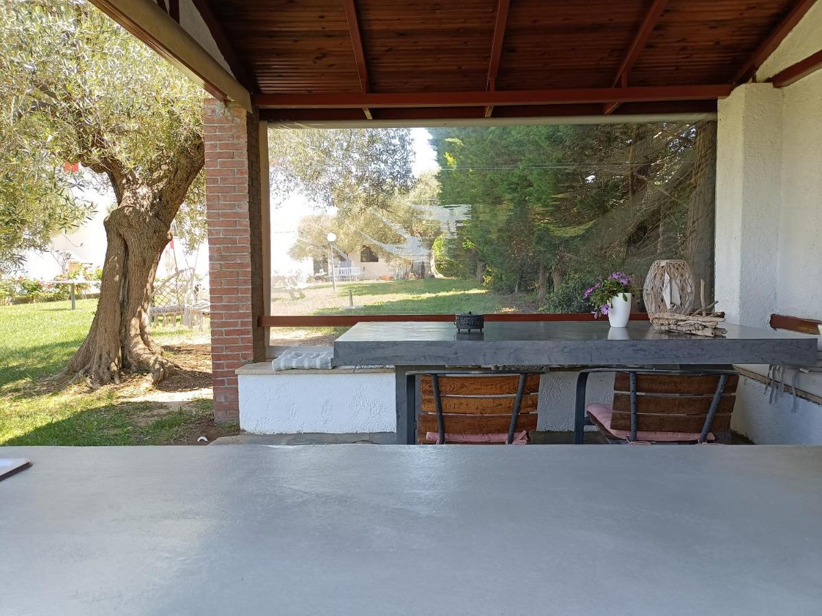 Ferienwohnung Marios Garden House Áfitos Exterior foto