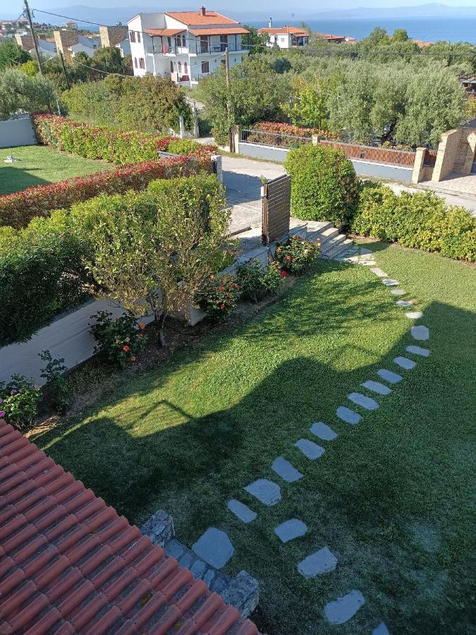 Ferienwohnung Marios Garden House Áfitos Exterior foto